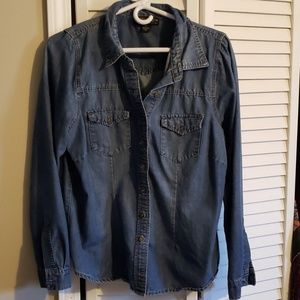 Forever 21+ Denim Buttom Down